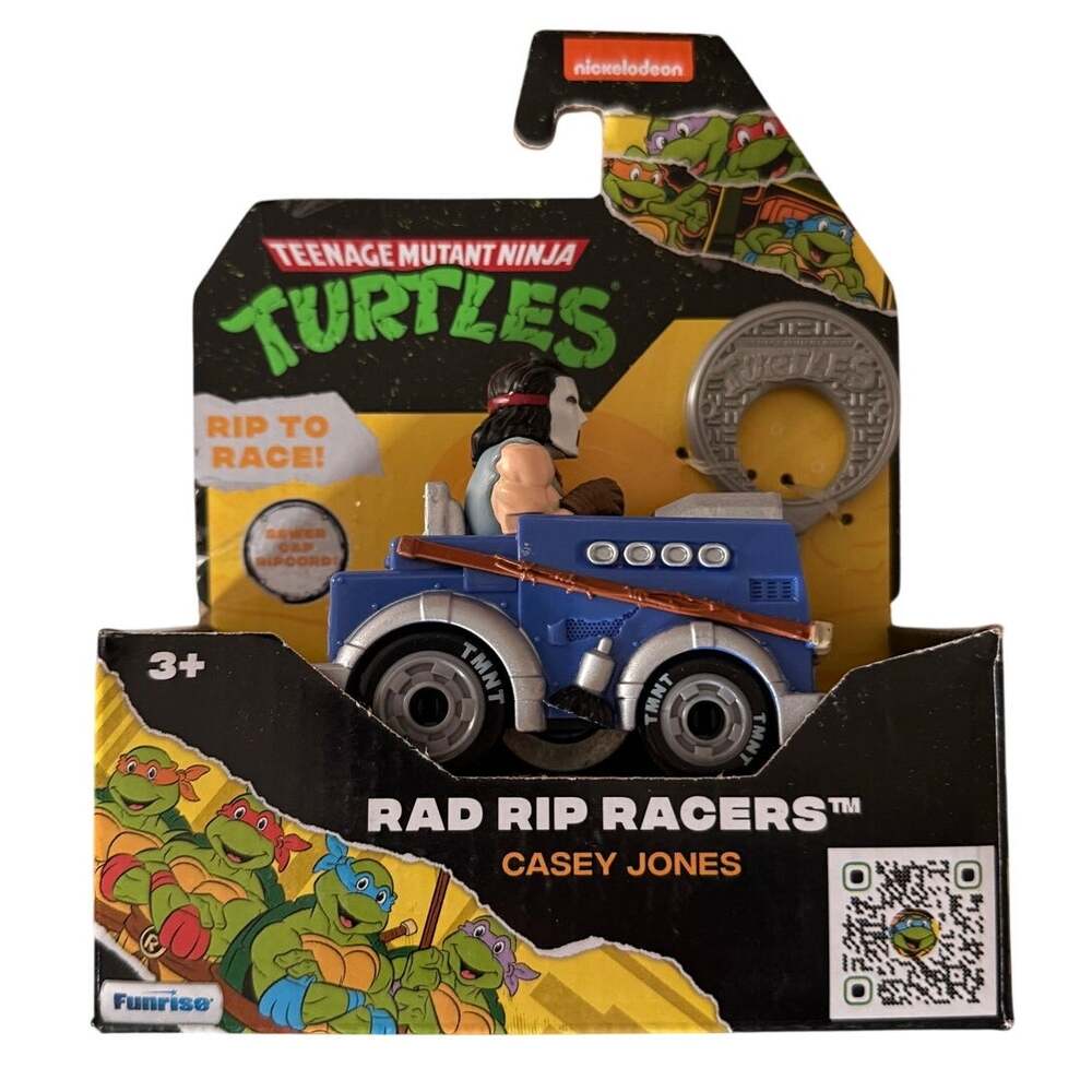 TMNT Rad Rip Racers Casey Jones Car Figure Toy NEW - Picture 1 of 1